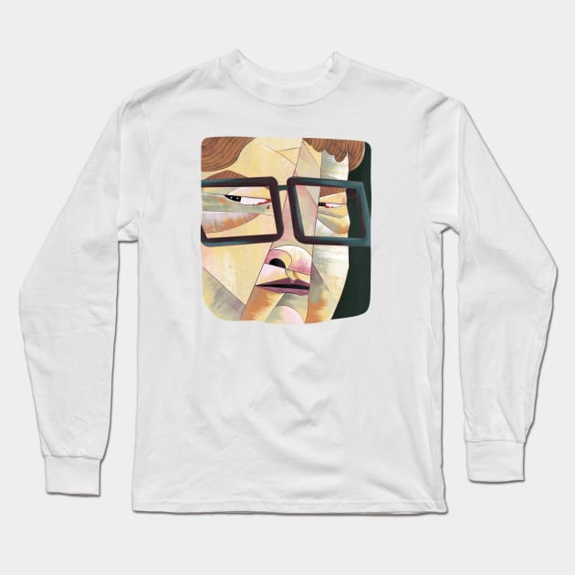 Death Stare Long Sleeve T-Shirt by Tosik-Art